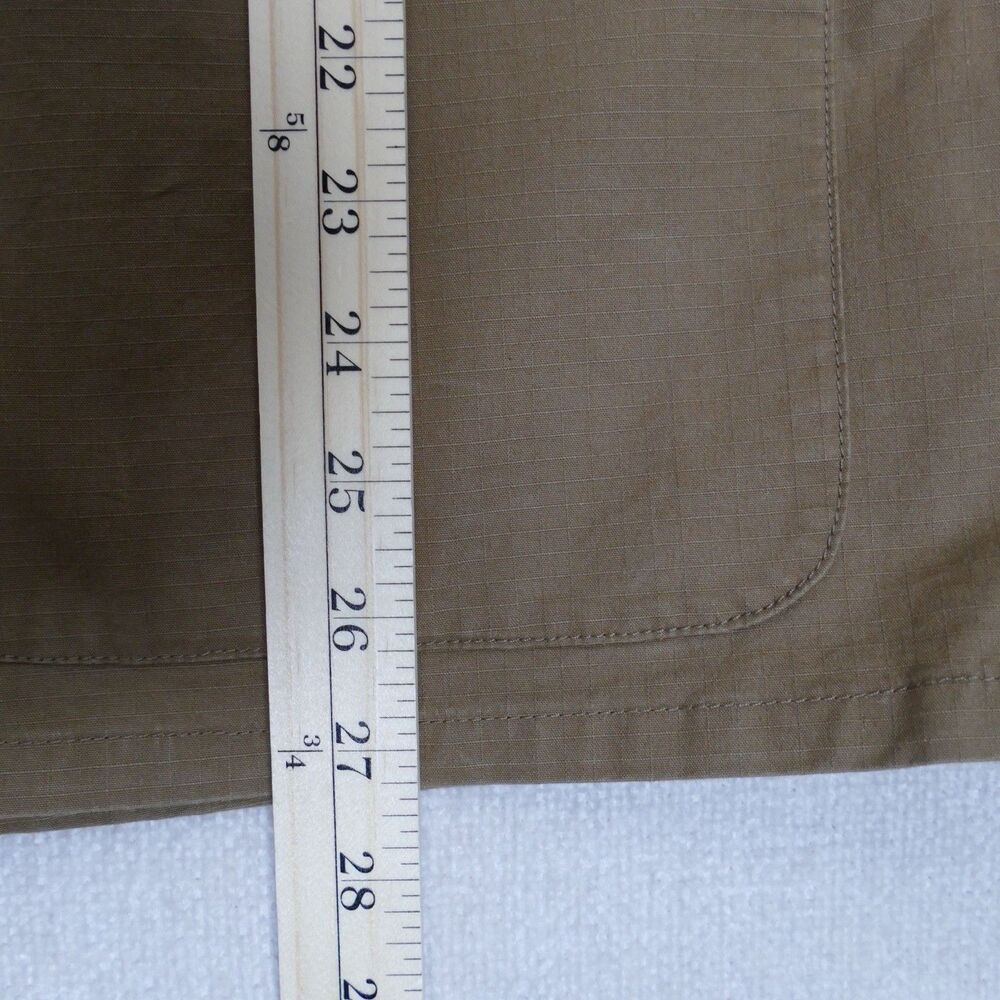 Free Assembly Men’s Barn Jacket Size M Brown Chore Coat Corduroy Collar Utility - Picture 5 of 7